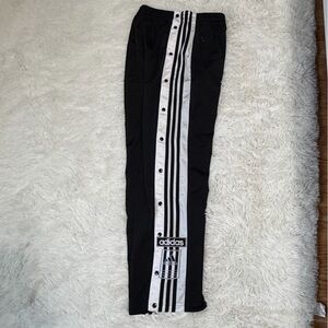 Adibreak AdidasOriginalTearaway SnapTrack Pants Black White3-StripesRetroWarm-Up